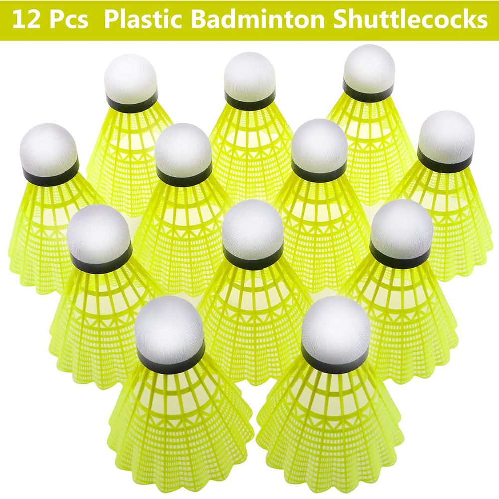 Nylon Badminton Shuttlecocks w - Feather Shuttlecock ulasan dan harga
