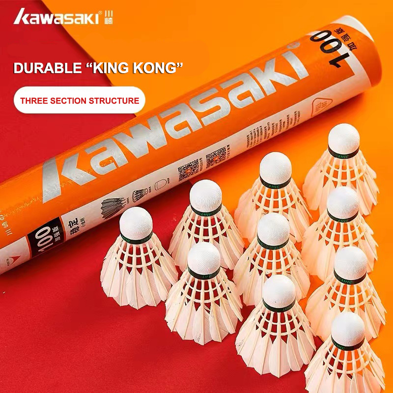 Kawasaki King Kong 100/500 Fea - Feather Shuttlecock ulasan dan harga