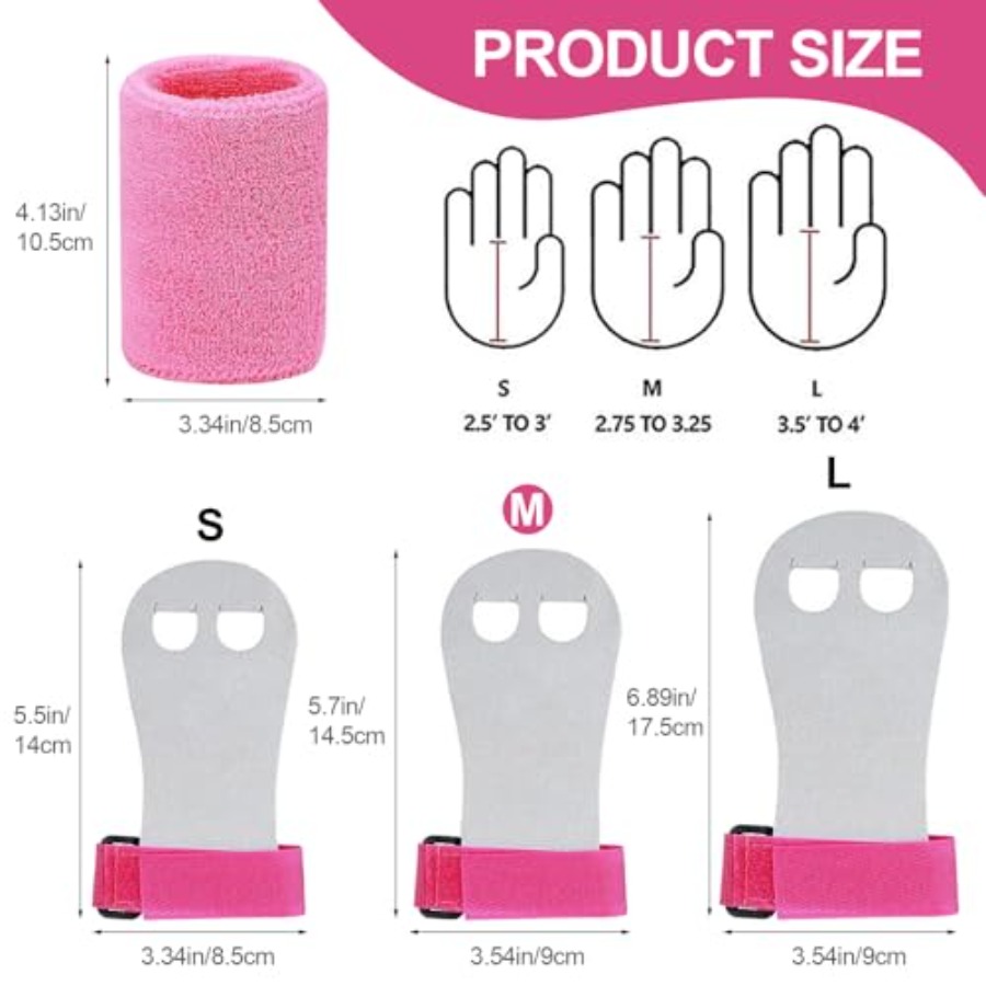 2PCS Gymnastics Hand Grips Glo - Sports Grip ulasan dan harga