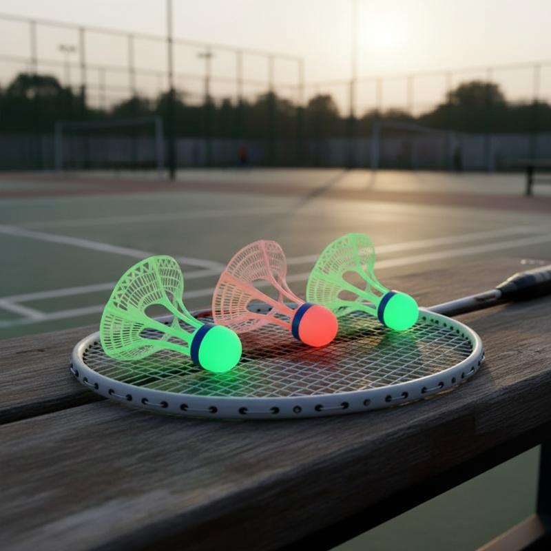 [J] 3/10Pcs LED Badminton Shut - Badminton Shuttlecock ulasan dan harga