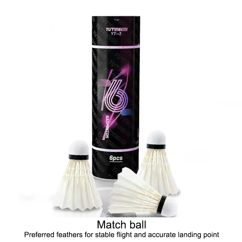 3/6Pcs Badminton Balls Shuttle - Feather Shuttlecock ulasan dan harga