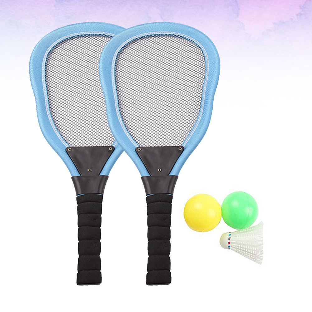 5Pcs Beach Racket Set for Kids - Badminton Grip ulasan dan harga